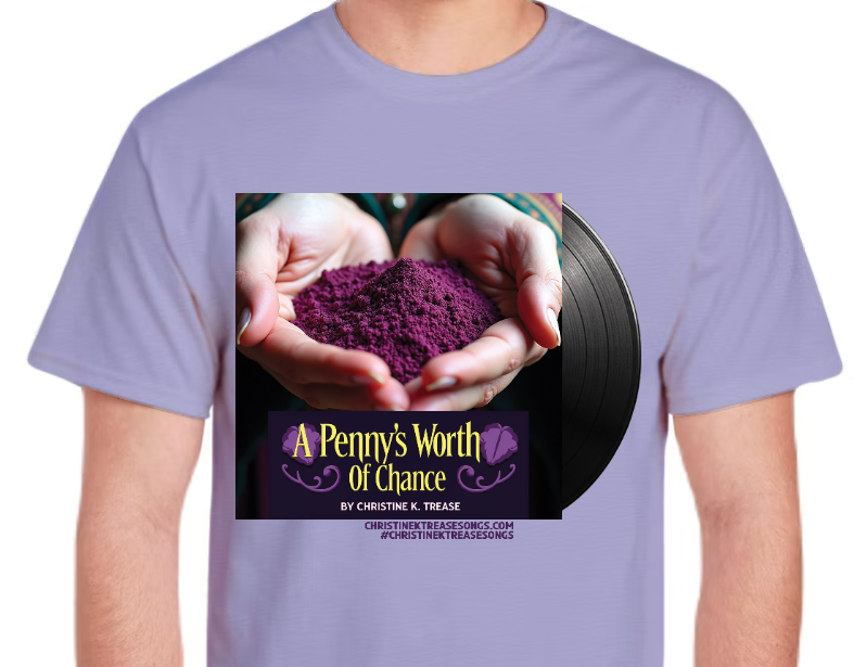 Shirt-A Penny's Worth Of Chance-Dark Lavendar