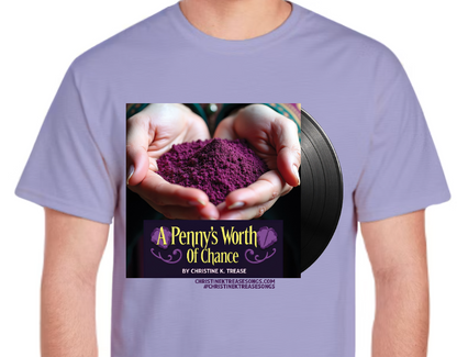 Shirt-A Penny's Worth Of Chance-Dark Lavendar