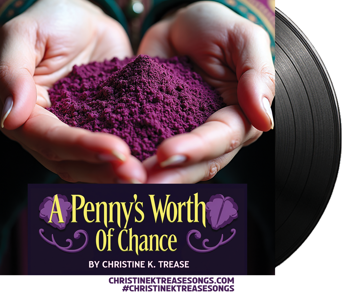 Shirt-A Penny's Worth Of Chance-Dark Lavendar