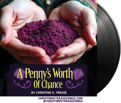 Shirt-A Penny's Worth Of Chance-Dark Lavendar