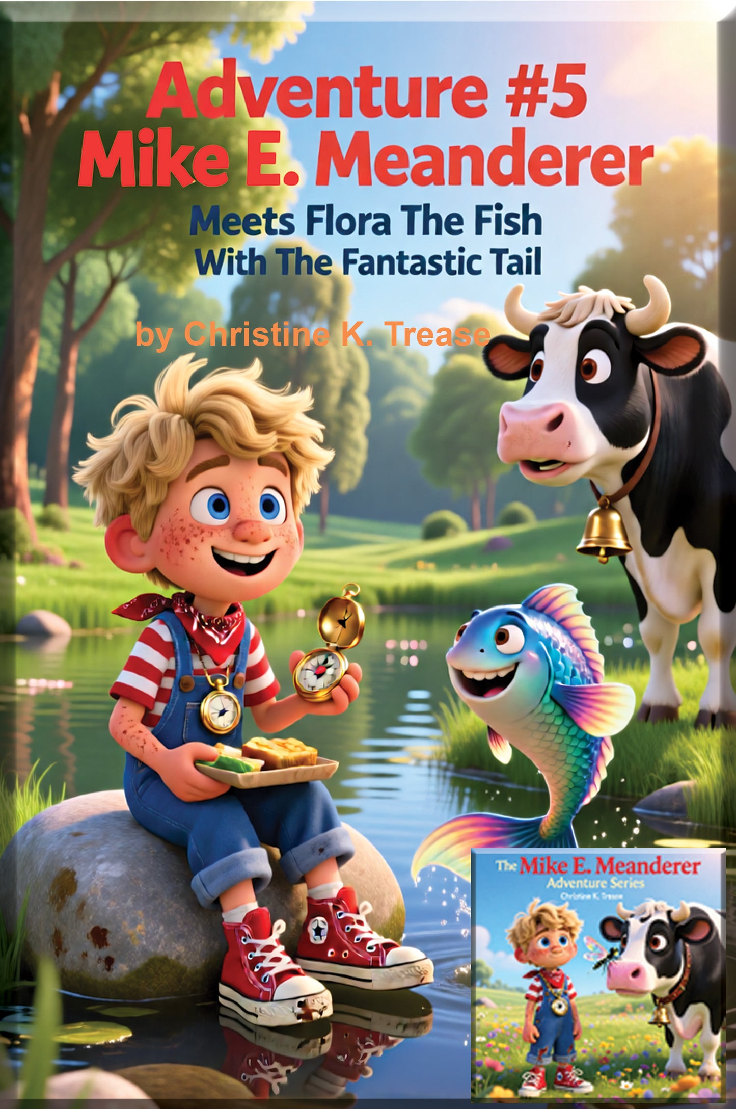 Adventure 05 Mike E. Meanderer Meets Flora The Fish With The fantastic Tail Book