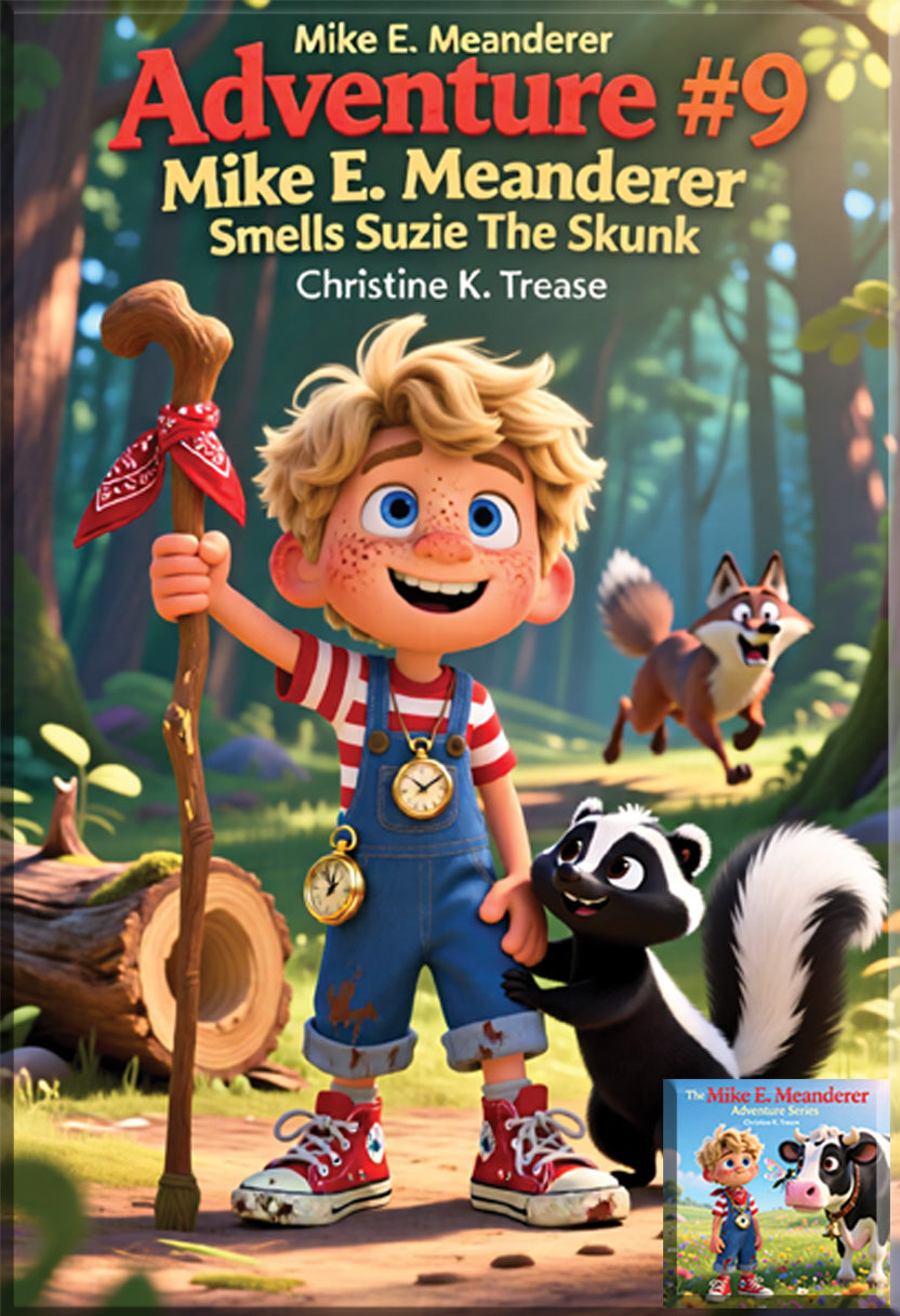 Adventure 09 Mike E. Meanderer Smells Suzie The Skunk Book