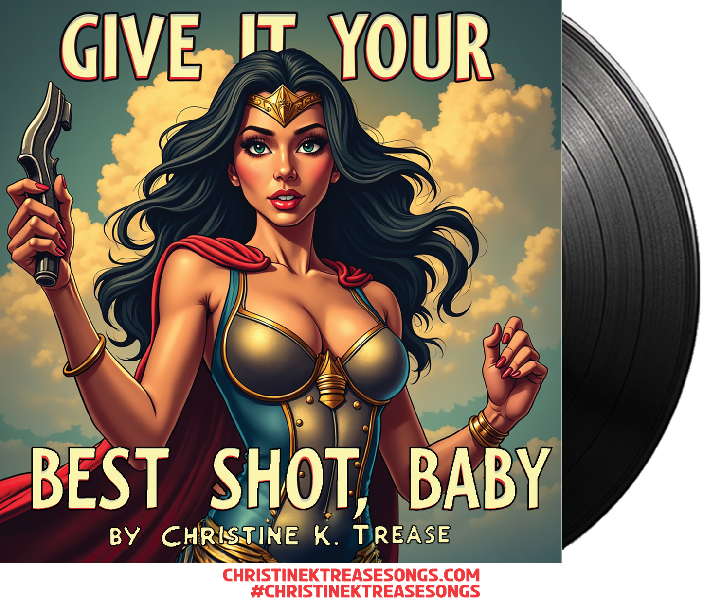 Shirt-Give It Your Best Shot Baby-Atlantic