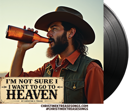 Shirt-I'm Not Sure I Want To Go To Heaven-Brown