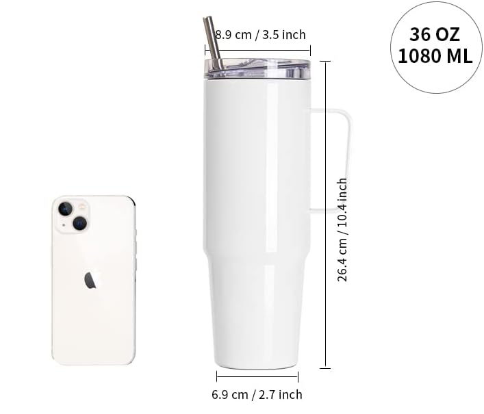30 oz. Insulated Travel Mug With Handle-Pony Ride