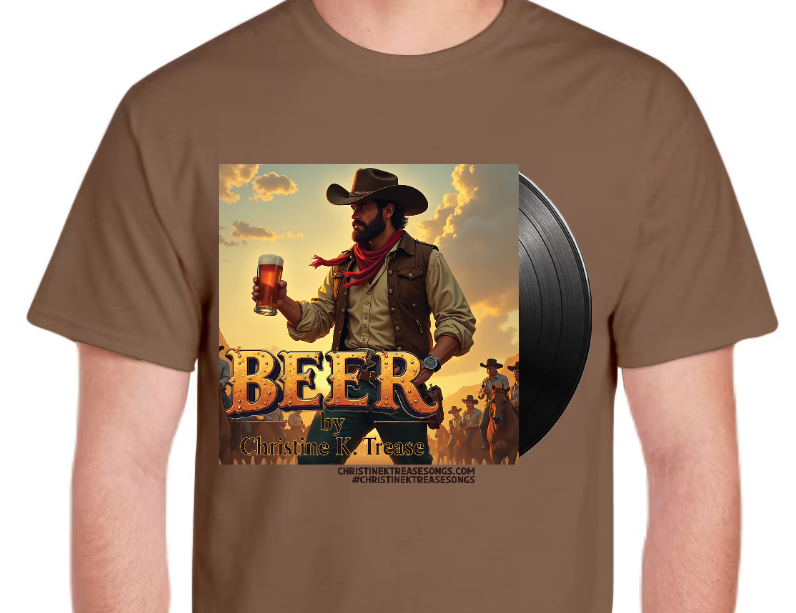Shirt-Beer-Vintage Brown