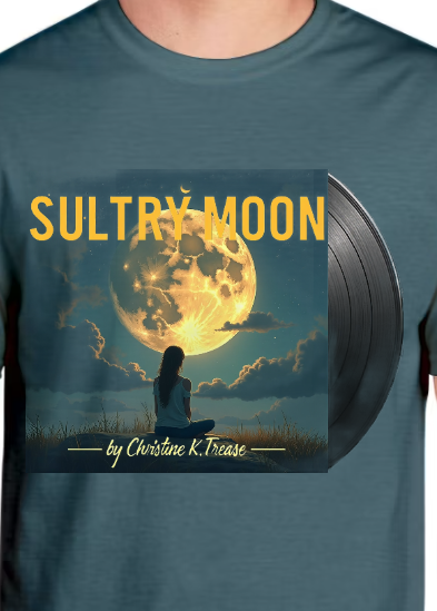 Shirt-Sultry Moon (Steel Blue)