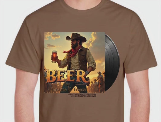Shirt-Beer-Vintage Brown