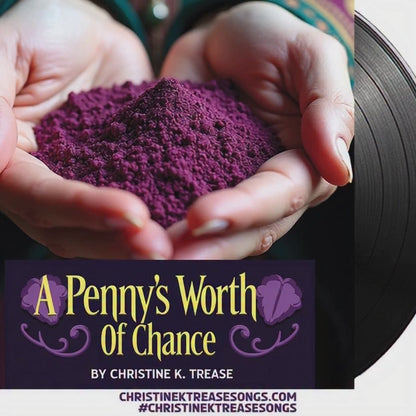Shirt-A Penny's Worth Of Chance-Dark Lavendar