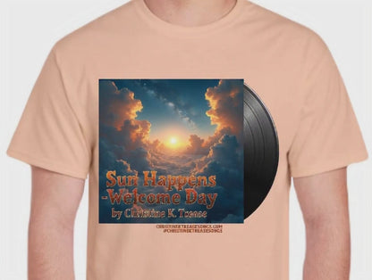 Shirt-Sun Happens-Welcome Day-Peach