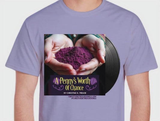 Shirt-A Penny's Worth Of Chance-Dark Lavendar